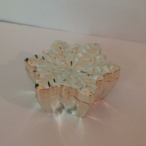 Silver Snowflake Jewelry Box